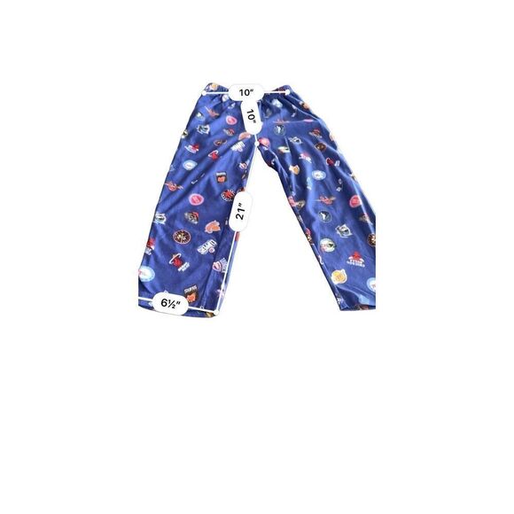 NBA BASKETBALL TEAM kids fleece Pajama bottoms Size 8 - Picture 3 of 8